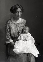 Woman with infant