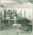 Painting in the Art Building, the University of Iowa, 1930s?