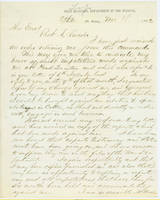 54. Gen. Samuel R. Curtis to Lincoln on Curtis's removal from command