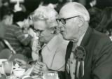 Cy's Favorite Alum, Sam Hamilton enjoying a meal at Homecoming, 1973