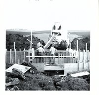 Construction of water control structure on Mussig farm