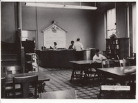 012. Circulation room at the Fairfield Public Library in 1965