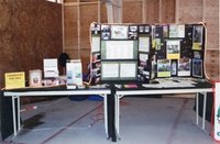 2005  Des Moines Soil and Water Conservation District booth at Des Moines County fair 