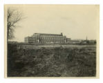 Southwest distant view of the back (south) side of State Gymnasium, 1913
