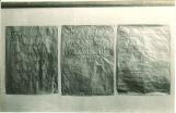 Sixth grade calligraphy display at school open house, The University of Iowa, June 1, 1930
