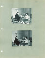 Student with advisor in Currier Hall, The University of Iowa, 1940s
