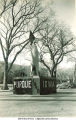 Homecoming corn monument, The University of Iowa, 1940