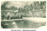 Men's swimming demonstration in the annex pool, The University of Iowa, 1934