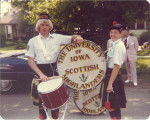Scottish Highlanders Mark Isaacs and Lisa Falk in Alma, Michigan, The University of Iowa, 1977