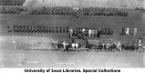 Cadets receiving awards on Governor's Day, Iowa Field, The University of Iowa, 1927