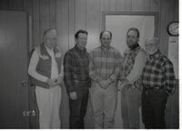 1992 and 1993 Commissioners Sherman Smith, Frank Hodges, Charles Nealey, Jeff Bergman and Gary Wagner