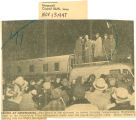 Crowd at ceremonies