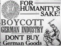 WWI Anti German Sentiment 
