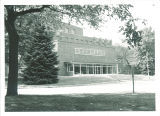 Side entrance to Field House, the University of Iowa, 1956