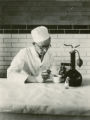 Testing acidity of milk, 1930