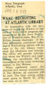 WAAC recruiting at Atlantic library