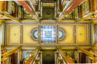 12. Stained Glass Ceiling in the Iowa Capitol Law Library in Des Moines, Iowa