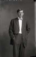 Young man in bow tie