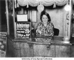 Theater ticket booth, Iowa City, Iowa, between 1930 and 1935