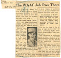 The WAAC job over there