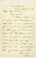 25. Lincoln to Wait Talcott indicating appointment for Talcott