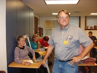 2005  NRCS Soil Conservationist TJ Mathis and District Employee Dale Schmeiser 