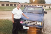 Community Conservation Volunteer, Janet Lindsay, assists in the Quad Community Awards.
