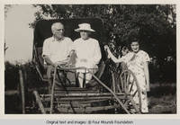 George and Viola Burden in buggy