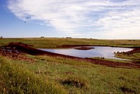 Wetland Project on Jeff Morrison's Farm.