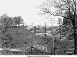 Interurban tracks, Iowa City, Iowa, May 1926