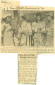 Negro WAACs entertained at tea