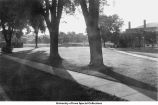 Lawn in front of Iowa Memorial Union, Iowa City, Iowa, July 20, 1944