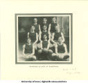 Iowa basketball team, The University of Iowa, 1904