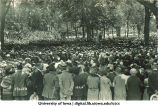 Commencement on the Pentacrest, The University of Iowa, June 1925