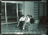 Studying in Main Library, The University of Iowa, 1950s