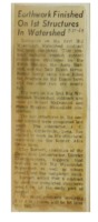 1964 - Big Wyacondah Watershed earthwork completed on first structures