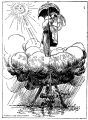 Next question:  Just how high ought the umbrella to be to furnish the best protection?