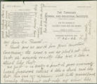 Letter from Carver to Pammel, May 22, 1922