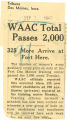 WAAC total passes 2,000