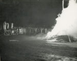Homecoming bonfire, 1942