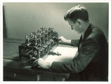 Phonetic laboratory apparatus operated by Dr. Fairbanks, The University of Iowa, August 4, 1941