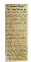 1966 - Patrolman Talks to Commissioners