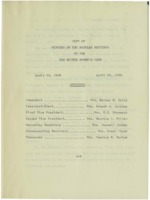 Des Moines Women's Club Minutes 1958-1960