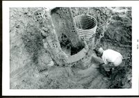Kemp &amp; Kemp Repairing Inlet at Dr. Carlsen Pond, 1969