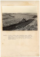 1937 - Farmer plows his contoured corn strip