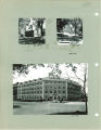 Currier Hall exteriors and coach house, The University of Iowa, 1940s