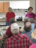 2010 Benita Grooms and Tonya Lanz talk about 2008 Oakville flood on  a State Soil Conservation Committee tour.