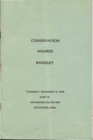 Soil Conservation Awards Banquet Program - 1979