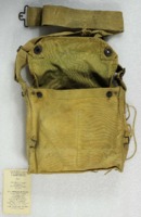 World War I Gas Mask in Haversack