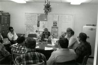 Davis County Soil and Water Conservation District Commissioners and Staff  Meet Around Table